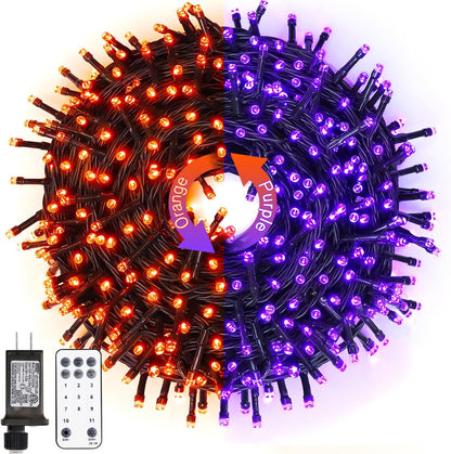 200 LED White Christmas Lights Outdoor, 66Ft Connectable Christmas Tree Lights Green Wire, 8 Modes Waterproof Christmas Twinkle String Lights Plug in for Xmas Wedding Party Indoor Decorations